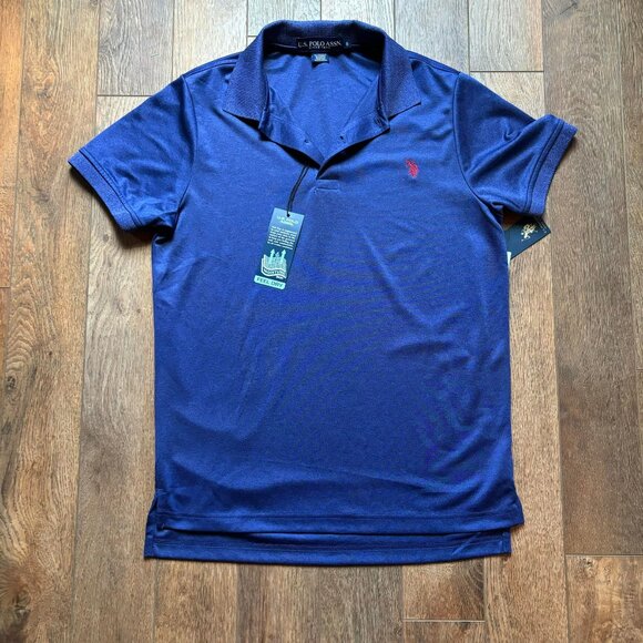 New U.S. Polo Assn Mens Feel Dry Polo Shirt‎ Size Small - Picture 1 of 5